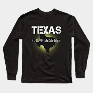 Texas Eclipse 2024 Long Sleeve T-Shirt